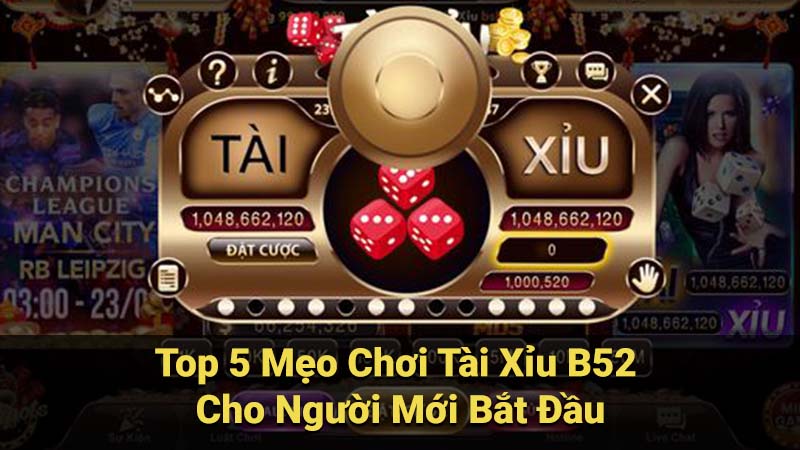 Top 5 Mẹo Chơi Tài Xỉu B52 Cho Người Mới Bắt Đầu